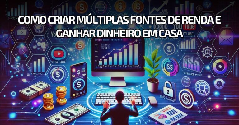 Como Criar Múltiplas Fontes de Renda e Ganhar Dinheiro em Casa