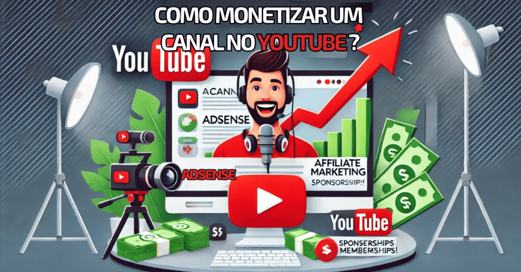 Como monetizar um canal no YouTube e ganhar com Adsense