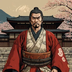 Avatar gerado por IA - Samurai - Leonardo AI